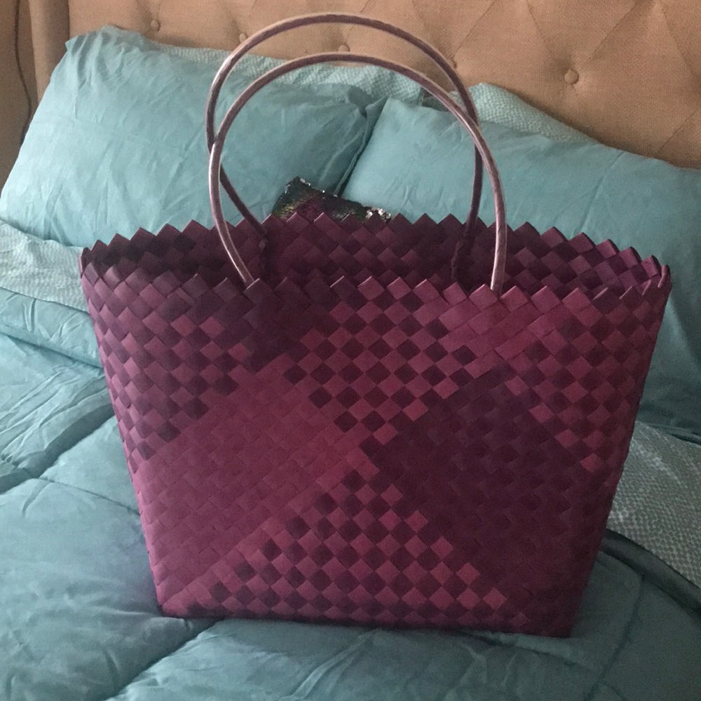 π Purple beach bag π - Picture 1 of 5